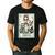 The Boston Terrier Mom Skeleton Spooky Season Halloween Men's Casual T-Shirt Black