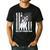 Boston Terrier Papa Cool Dog Lover USA American Flag Men Women Men's Casual T-Shirt Black
