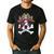 Boston Terrier Pirate T Shirt Jolly Roger Crossbones Skull Men's Casual T-Shirt Black