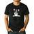 Boston Terrier In The Pocket Cute Pocket Boston Terrier Men's Casual T-Shirt Black