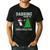 Boston Terrier Santa Hat Dabbing Around The Christmas Tree Men's Casual T-Shirt Black