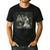 Boston Terrier Selfie With Ghosts Halloween Dog Lover Men's Casual T-Shirt Black