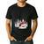 Boston Terrier In The Snow Merry Christmas Winter Men's Casual T-Shirt Black
