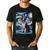 Boston Terrier Van Gogh Starry Night Men's Casual T-Shirt Black