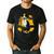 Boston Terrier s Mid-Century Modern Art s Street Grunge Men's Casual T-Shirt Black