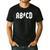 Boys Girls Teachers ABCD Rock Graphic Back To School Men's Casual T-Shirt Black