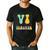 Braille Teacher Of The Visually Impaired Groovy VI Teacher Men's Casual T-Shirt Black