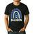 Bulldogs School Mascot Rainbow Teacher Lover Men's Casual T-Shirt Black Bulldogs School Mascot Rainbow Teacher Lover Men's Casual T-Shirt Black