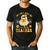 You Can't Scare Me I'm A Math Teacher Halloween Ghost Men's Casual T-Shirt Black
