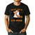 You Can't Scare Me I Teach 6th Grade Retro Teacher Halloween Men's Casual T-Shirt Black