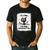 Cat It's Fine I'm Fine Everything Is Fine Teacher Life Men's Casual T-Shirt Black