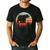 Catch Some Rays Vintage Retro Grizzly Bear Men's Casual T-Shirt Black