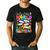 Color The World With Kindness Crayon Positivity Teacher Men's Casual T-Shirt Black Color The World With Kindness Crayon Positivity Teacher Men's Casual T-Shirt Black