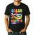 Color The World With Kindness Teachers Back To School Men's Casual T-Shirt Black