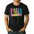 Colorful PARA Teacher Paraprofessional Cute Pencil Men's Casual T-Shirt Black Colorful PARA Teacher Paraprofessional Cute Pencil Men's Casual T-Shirt Black