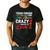 Crazy Teacher Men Women School Teachers Men's Casual T-Shirt Black Crazy Teacher Men Women School Teachers Men's Casual T-Shirt Black