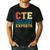 CTE Teacher Education Career Technical Men's Casual T-Shirt Black CTE Teacher Education Career Technical Men's Casual T-Shirt Black