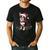 Cute Boston Terrier Dog Christmas Merry X-Mas Graphic Men's Casual T-Shirt Black