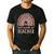 Cute Daycare Teacher Rainbow Leopard Print Childcare Worker Men's Casual T-Shirt Black Cute Daycare Teacher Rainbow Leopard Print Childcare Worker Men's Casual T-Shirt Black