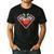 Cute Distressed Super Teacher Superhero Apple Men's Casual T-Shirt Black Cute Distressed Super Teacher Superhero Apple Men's Casual T-Shirt Black