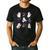 Cute Ghost Cat Playing Musical Halloween Music Teacher Men's Casual T-Shirt Black Cute Ghost Cat Playing Musical Halloween Music Teacher Men's Casual T-Shirt Black