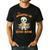 Cute Halloween Teacher Librarian Mummy Reading Books Men's Casual T-Shirt Black