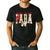 Cute Santas Favorite Para Christmas Paraprofessional Teacher Men's Casual T-Shirt Black