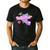 Cute Teacher Shirt 80's 90's Style Retro Old School Teacher For Men Women Men's Casual T-Shirt Black