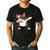Dabbing Red Boston Terrier Dab Dance Dog Men Women Kids Men's Casual T-Shirt Black