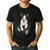 Dog Lovers Boston Terrier In Pocket Dog Face For Men Women Kids Men's Casual T-Shirt Black