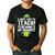 Duble2t I Just Like To Teach Teachings My Favorite Elf Teacher -Adults & -Kids Red Short Sleeve Men's Casual T-Shirt Black Duble2t I Just Like To Teach Teachings My Favorite Elf Teacher -Adults & -Kids Red Short Sleeve Men's Casual T-Shirt Black