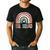 ESL Squad Teacher Crew Team Back To School English Rainbow Men's Casual T-Shirt Black ESL Squad Teacher Crew Team Back To School English Rainbow Men's Casual T-Shirt Black