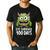 Eye Survived 100 Days Of School Monster Lover Teacher Kids Men's Casual T-Shirt Black Eye Survived 100 Days Of School Monster Lover Teacher Kids Men's Casual T-Shirt Black