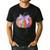 Fall Pumpkin Books Lover Halloween Teacher Teaching Staff Men's Casual T-Shirt Black