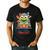 Feed The Reading Monster Halloween Teacher Men's Casual T-Shirt Black Feed The Reading Monster Halloween Teacher Men's Casual T-Shirt Black