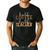 First Day Back To School Half Coffee Half Teacher Women Men's Casual T-Shirt Black First Day Back To School Half Coffee Half Teacher Women Men's Casual T-Shirt Black