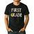 First Grade Dream Team Back To School 1st Grade Teacher Men's Casual T-Shirt Black First Grade Dream Team Back To School 1st Grade Teacher Men's Casual T-Shirt Black