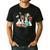 Floral Beakers Chemistry Lab Teacher Men's Casual T-Shirt Black Floral Beakers Chemistry Lab Teacher Men's Casual T-Shirt Black