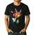 Flower American Sign Language ASL Teacher Teaching Deaf Men's Casual T-Shirt Black Flower American Sign Language ASL Teacher Teaching Deaf Men's Casual T-Shirt Black