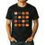 Folk Art Pumpkins Teacher Nurses Admin Witch Halloween Cute Men's Casual T-Shirt Black