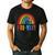 Fri-Yay Friyay Rainbow Colors Teacher Childrens Fun Designs Men's Casual T-Shirt Black Fri-Yay Friyay Rainbow Colors Teacher Childrens Fun Designs Men's Casual T-Shirt Black