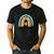 Future Teacher Cute Rainbow Leopard Teacher Outfit For Men Women Girls Kids Men's Casual T-Shirt Black