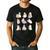 Ghost Book Reading Halloween Books Lover Teacher Kids Men's Casual T-Shirt Black