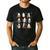 Ghost Music Teacher Halloween Musician Costume Men's Casual T-Shirt Black