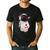 Girls I Heart Mom Love Mama Boston Terrier Dog Lover Men's Casual T-Shirt Black