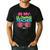 In My Glowing Teacher Era Groovy Colorful Bright Men's Casual T-Shirt Black