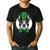 Green Boston Terrier Shamrock St Patricks Day Boston Terrier Men's Casual T-Shirt Black