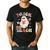 Groovy Halloween Trick Or Teach Retro Floral Ghost Teacher Men's Casual T-Shirt Black Groovy Halloween Trick Or Teach Retro Floral Ghost Teacher Men's Casual T-Shirt Black