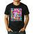 Groovy Teacher Cute Coquette Bow Flower Retro Back To School Men's Casual T-Shirt Black