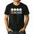 Groovy Teacher Cute Daisy Flower Retro Back To School Men's Casual T-Shirt Black